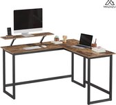 MIRA Home - Bureau - Computertafel - Laptoptafel - Gaming Desk - 140x130x76