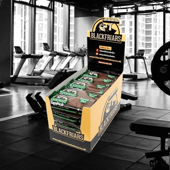 Blackfriars Flapjacks (25x110g) Brazil Nut - Repen - Energie repen — afbeelding 3