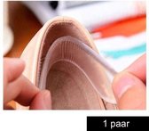 CHPN - Protège-talons - Douleur au talon - Protège-talon - Coussin de talon - 1 paire - Transparent - Taille unique - Coussin de chaussure - Coussin de pied - Siliconen