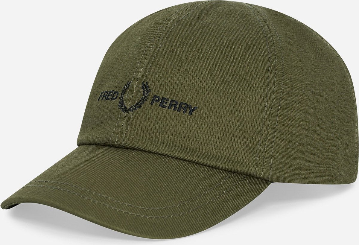 Chapeau en sergé avec marque graphique noir Fred Perry - Casquette Homme  sur MenCorner