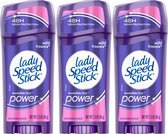 Lady Speed Stick Invisible Dry Power Wild Freesia Deodorant Vrouw - 3 x 65g - Deodorant Stick