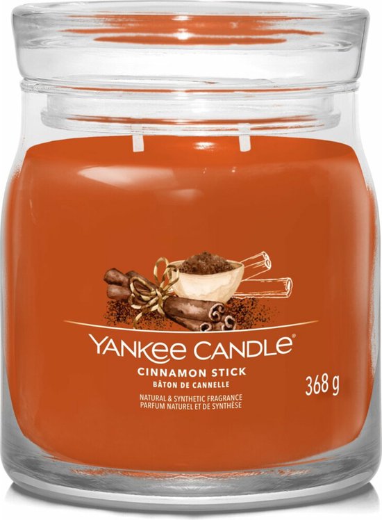 Yankee Candle - Cinnamon Stick Signature Medium Jar - Moederdag cadeau