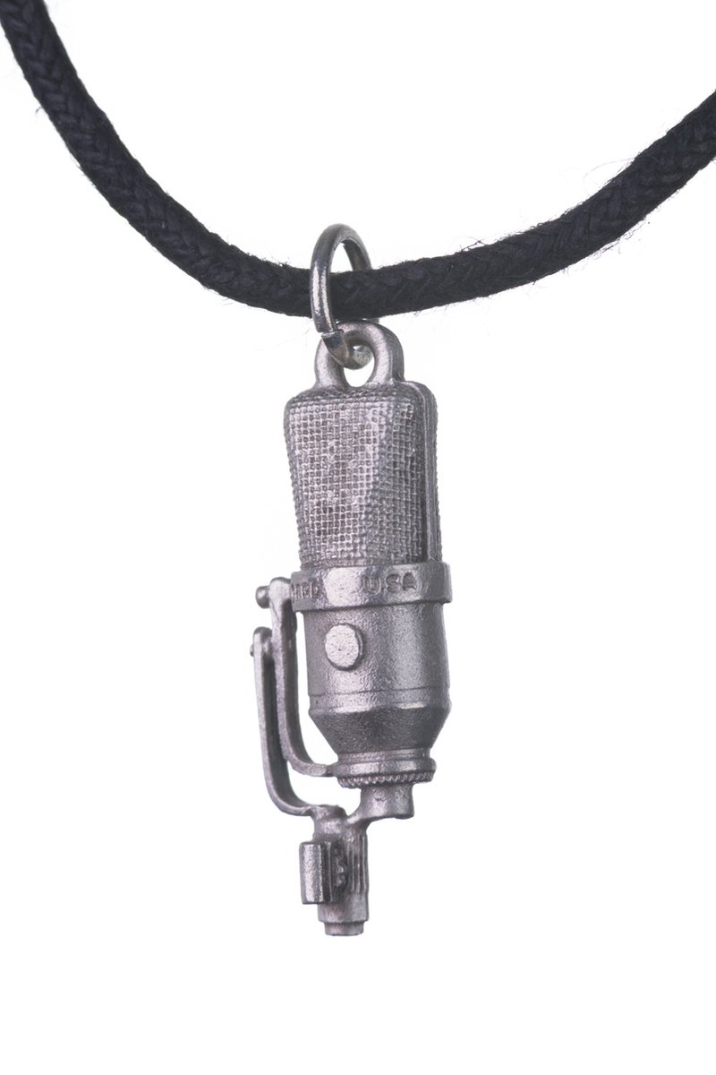 Halsketting Neumann TLM 170 microfoon, tin