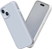 Geschikt voor RhinoShield Apple iPhone 15 SolidSuit Hoesje - Ash Grey
