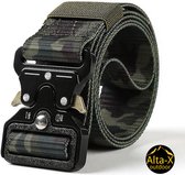 Alta-X Outdoor - Tactical Belt - Camouflage - Werkriem - Leger Riem - Veiligheidsriem - Heup Riem - Quick Release - 125 CM - Verstelbaar - vaderdag kado