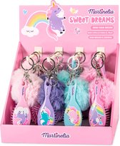 Martinelia Unicorn Sweet Dreams - haarborstel - met hanger