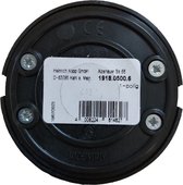 KOPP - interrupteur au sol rond | noir avec bouton noir | 300 watts maximum