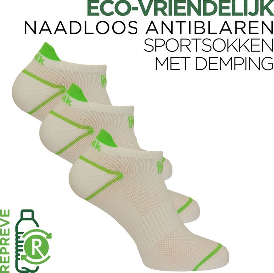 inaWarm Sportsokken voor heren, 6 paar, katoen, 43-46, 39-42, 47-50, loopsokken, wandelsokken, tennissokken, werksokken, ademende sportsokken voor