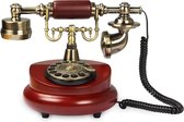 CERRXIAN Téléphone antique rotatif,