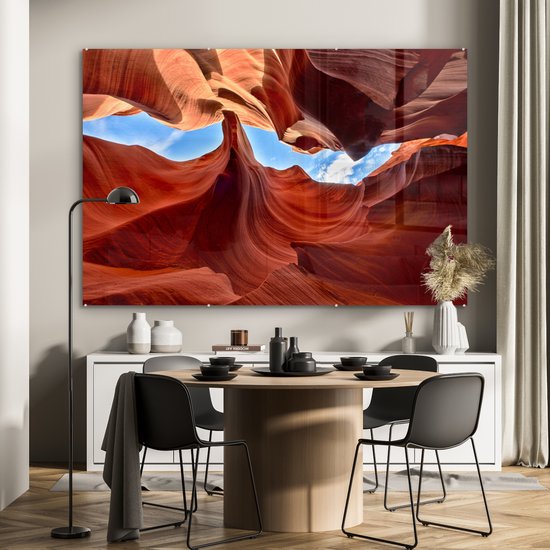 Peinture sur Verre - Murs Rocheux de l'Antelope Canyon aux USA - 180x120 cm - Peintures sur Verre Peintures - Photo sur Glas