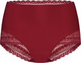 Basics high waist met kant beet red voor Dames | Maat L