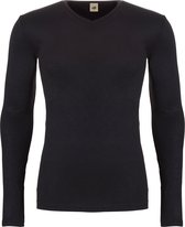 thermo shirt v-neck long sleeve zwart voor Heren | Maat XL
