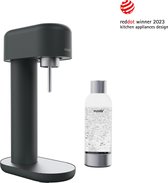 Mysoda Ruby 2 Black silver - aluminium, appareil à eau gazeuse design