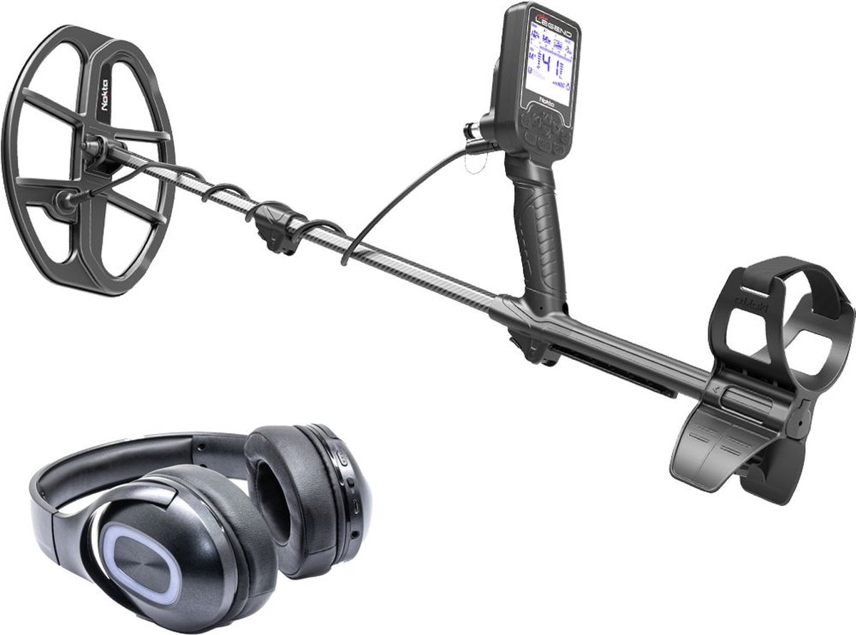 Nokta The Legend metaaldetector - met Bluetooth hoofdtelefoon