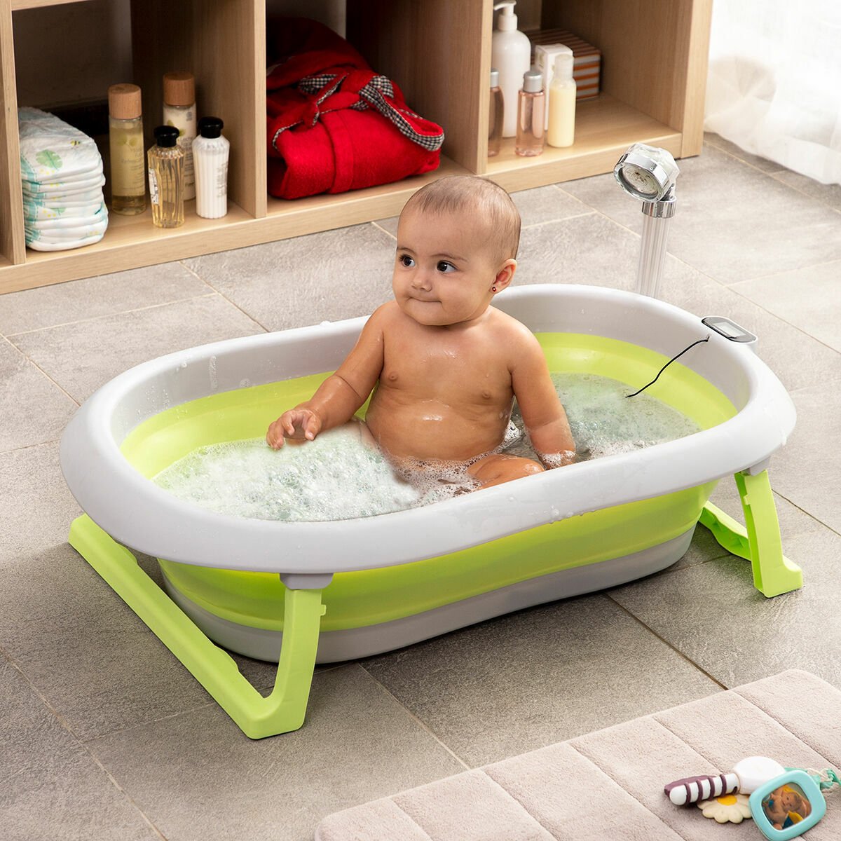 Filet de baignoire bébé pliable imprimé - Multicolore - Kiabi - 24.90€