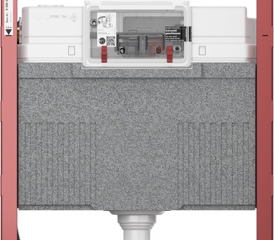 Tece TeceProfil module standaard wcinbouwframe met Unispoelkast wandbevestiging geluiddempset bouwhoogte 1120 mm