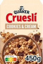 Quaker Cruesli Cookies & Cream - Ontbijtgranen - 6 x 450 gram