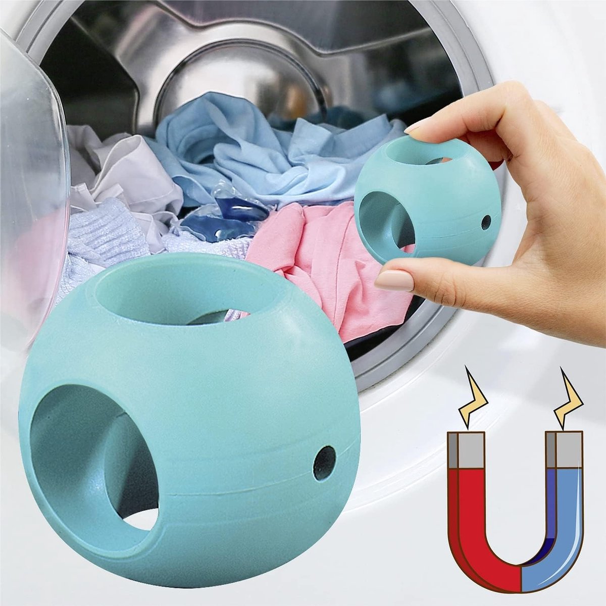 Goedkoopste Maximex Magic Ball - lost vuil mechanisch op, rubber, 6 x 6 x 6 cm, groen