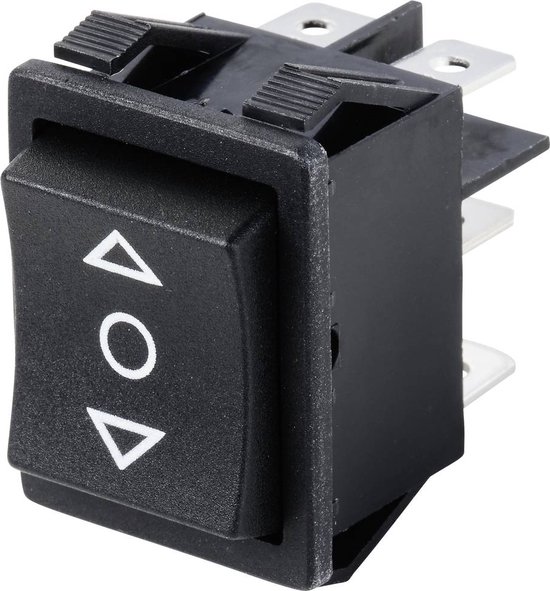 Foto: Tru components tc 9957468 wipschakelaar r5 sp3072 250 v ac 16 a 2x aan uit aan moment 0 moment 1 stuk s 