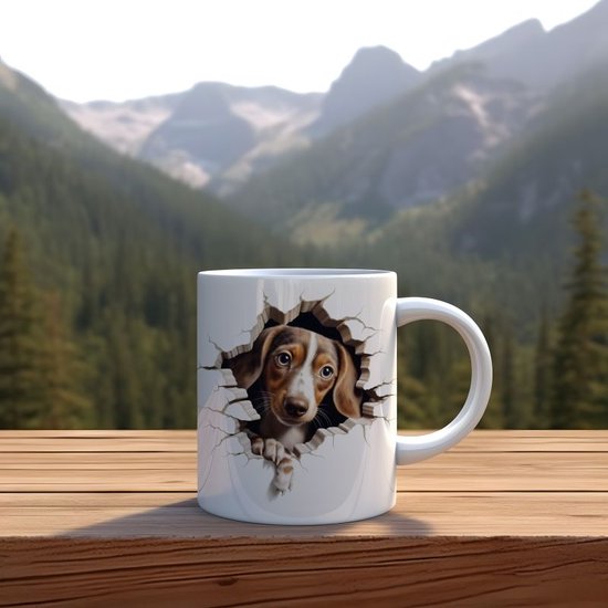 XL Beker 0.5l Dier Doglover kopen? | De officiële Blond Amsterdam webshop