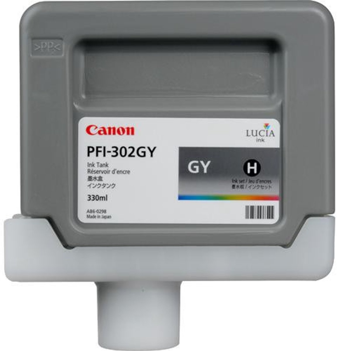 Canon PFI-302 Inktcartridge - Grijs