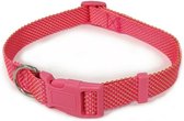 Nobleza klikhalsband hond roze - hondenhalsband roze - halsband hond nylon - roze halsband voor honden maat xl - halsband voor hond 40-60 cm
