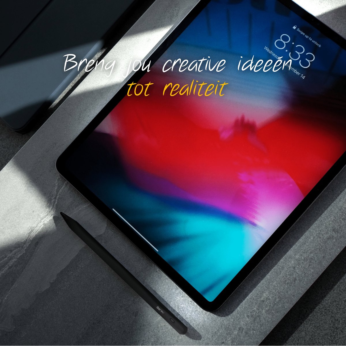 Barev Stylet noir - Pour iPad 2018-2023 - Stylet Active - Apple