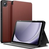 Geschikt voor Samsung Galaxy Tab A9 Folio Standaard Beschermende Cover - Bruin