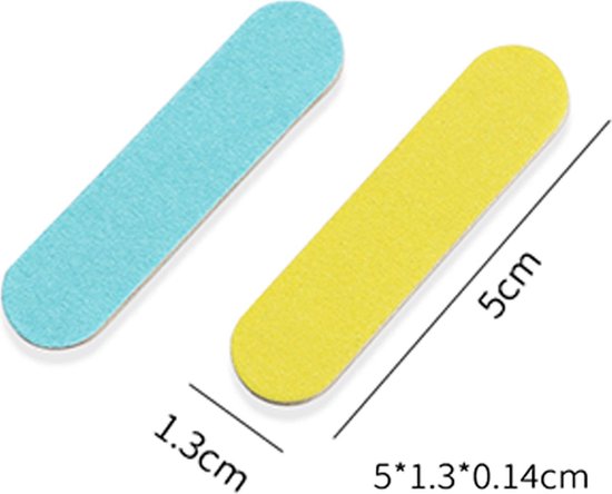 Nagelvijlen Baby I Nagelvijltje Voor Baby I Zachte Nagelvijl I Babyvijl I 5 x 1.3 CM I 4 Stuks I Wit — afbeelding 2