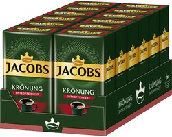 Jacobs - Krönung Cafeïnevrij Gemalen Koffie - 12x 500g