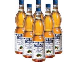 Fabbri - Mixybar Hazelnoot Siroop - 6x 1ltr