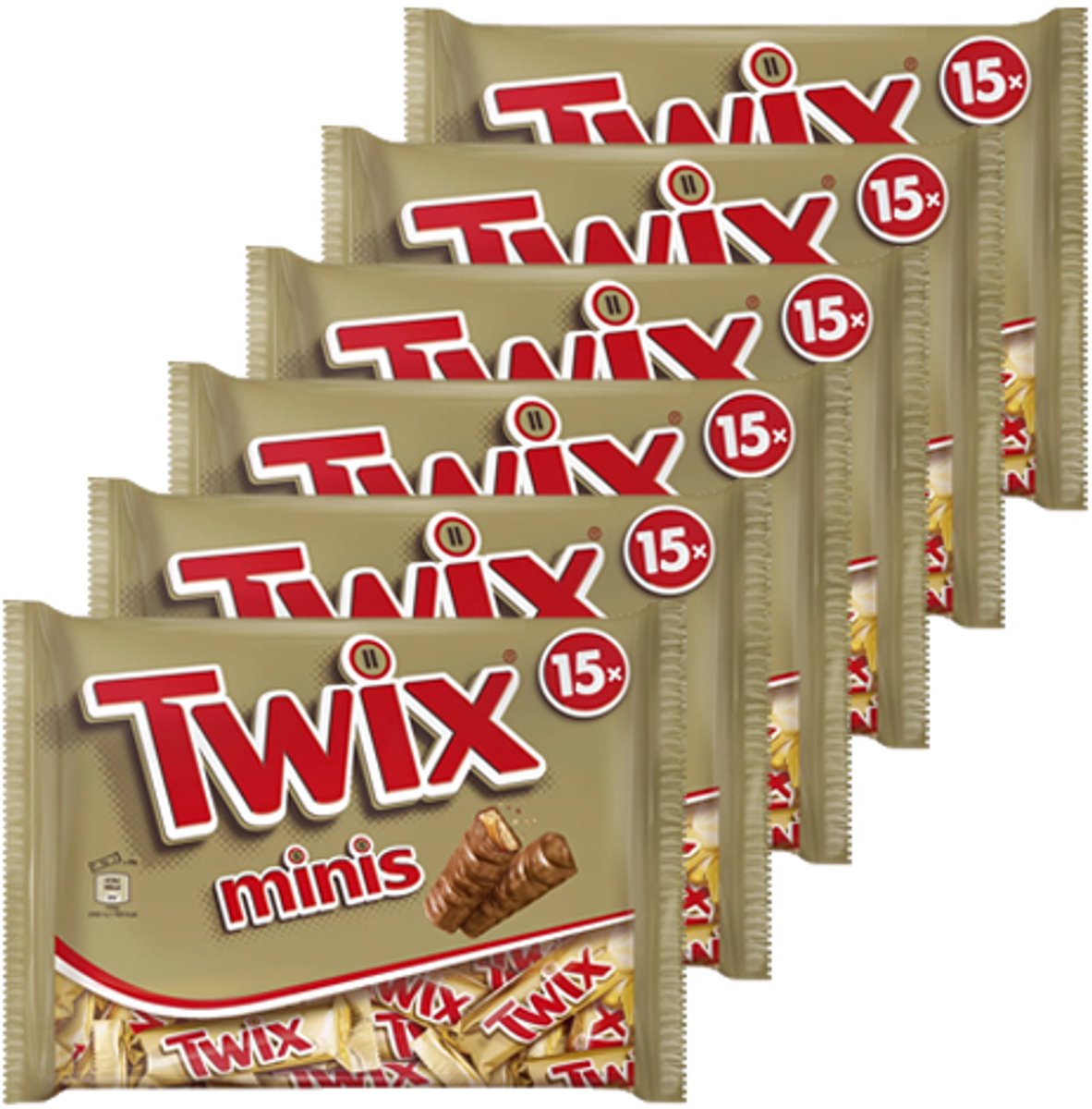 Twix - Mini's - 6x 333g