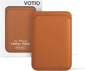 VOTIQ® Wallet geschikt voor MagSafe iPhone Apple 12/13/14/15 MINI/MAX/PRO/PLUS - Kaarthouder - Pasjeshouder Portemonnee - Bruin