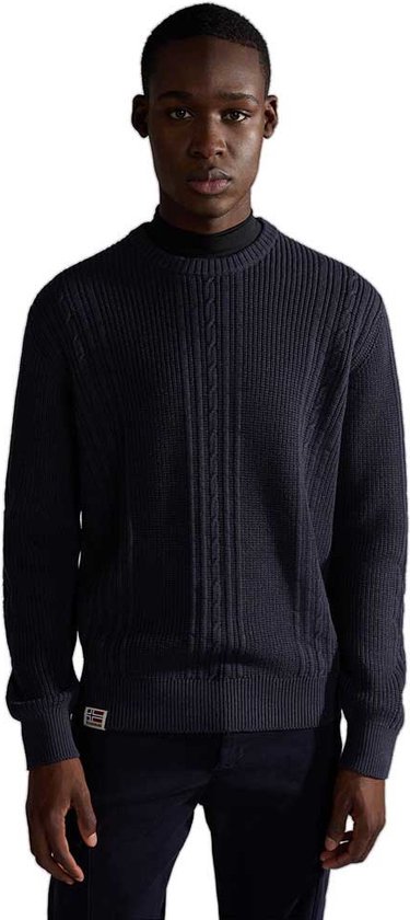 Napapijri D-trondheim Ronde Hals Sweater Zwart XL Man