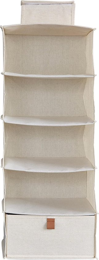 Creative Hängeorganizer Mit 24 Taschen - Naturfarben 46x34 Cm