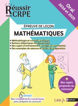 Réussir CRPE - Epreuve orale Leçon - Mathématiques - CRPE 2024 et 2025