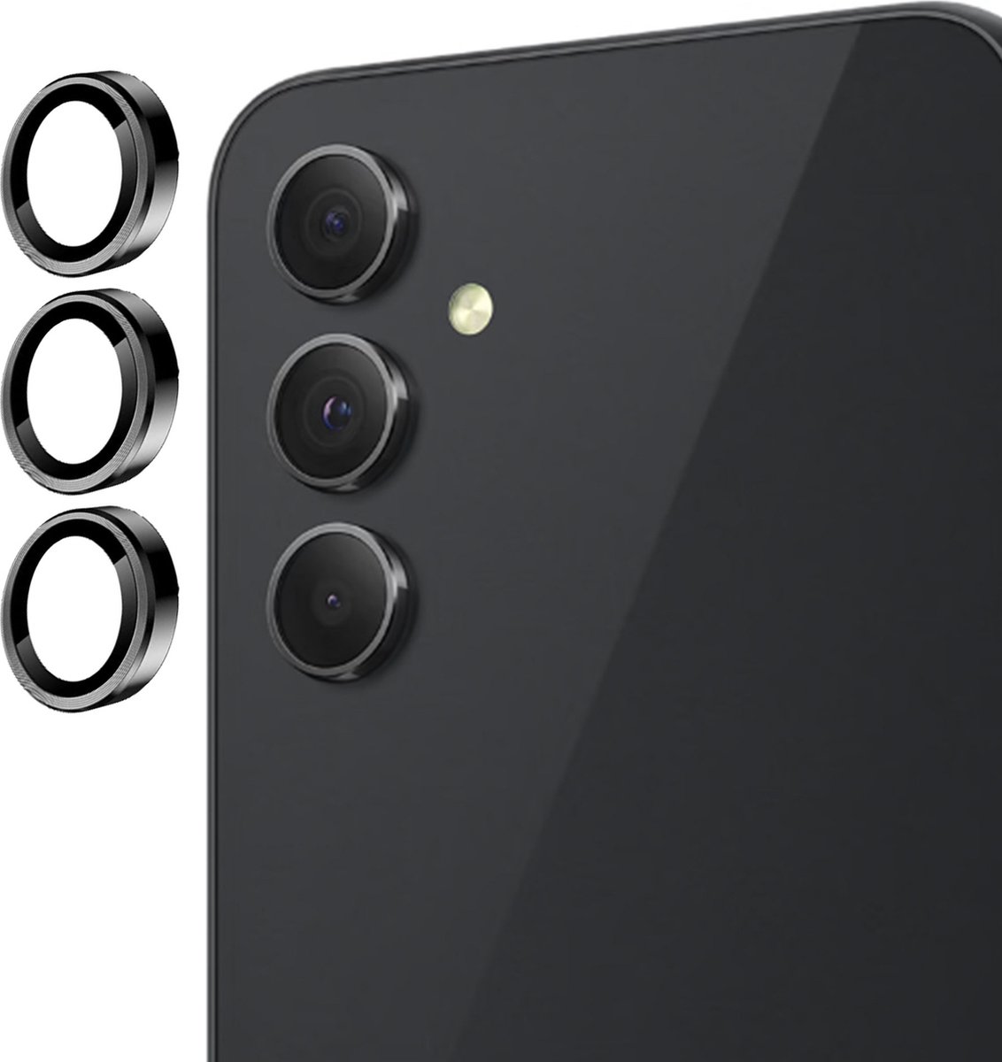 Geschikt voor Samsung Galaxy A05s - Camera Screenprotector - Gehard Glas Camera Cover