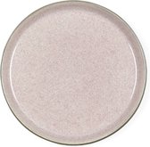 Bitz® 821407 - 6 stuks Aardewerk Ontbijtborden 21 cm Grijs/Roze