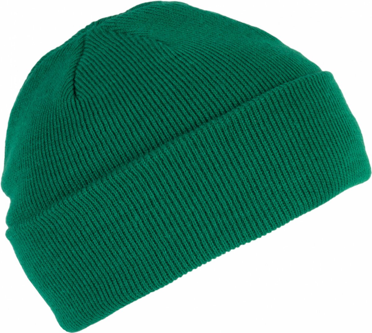 K-up Hats Wintermuts Beanie Yukon - groen - heren/dames - sterk/zacht/licht gebreid 100% Acryl - Dames/herenmuts