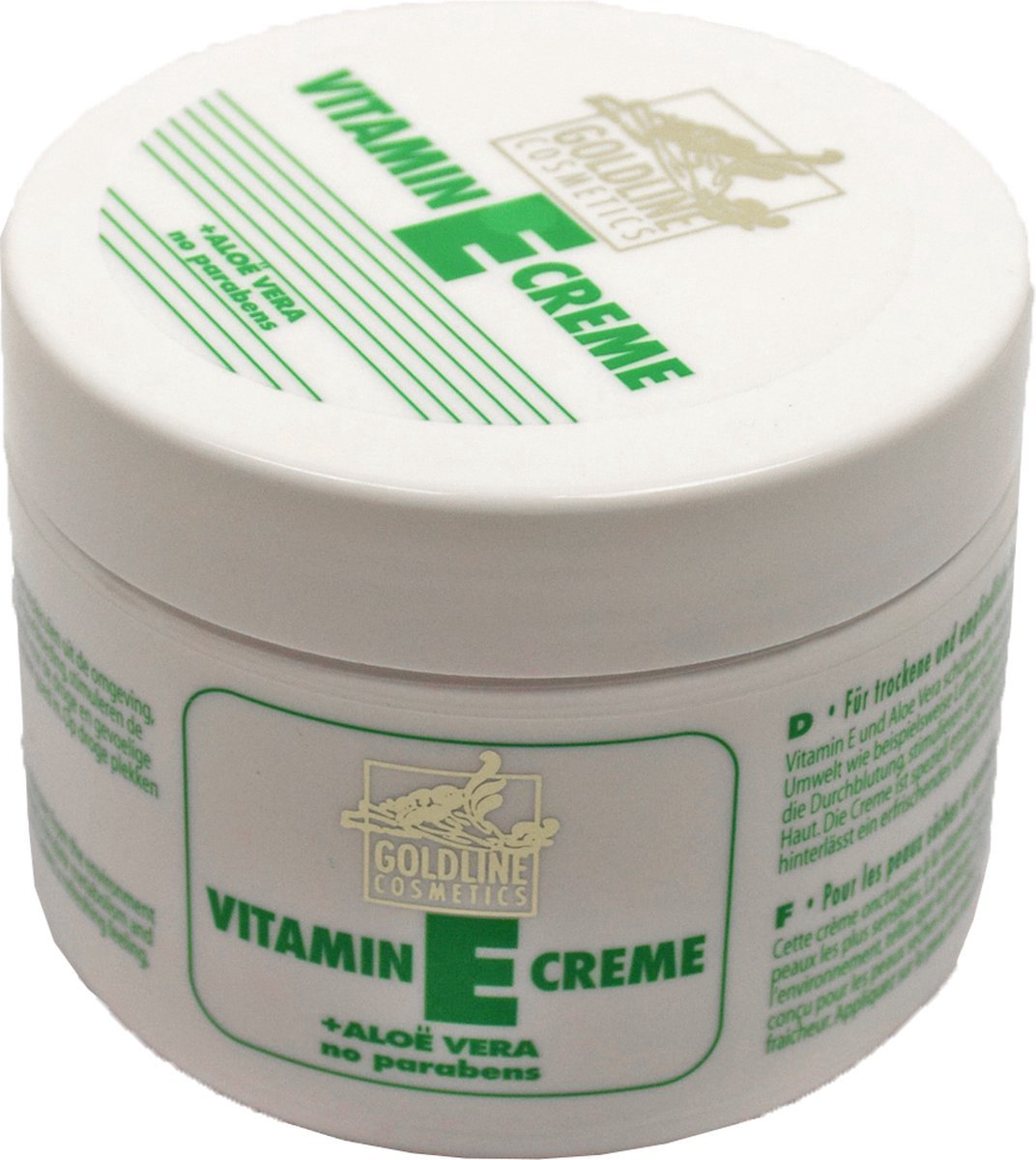 Goldline - Bodycrème - Vitamine-E & Aloë Vera - Gevoelige Huid - Kalmerend - 250 ml