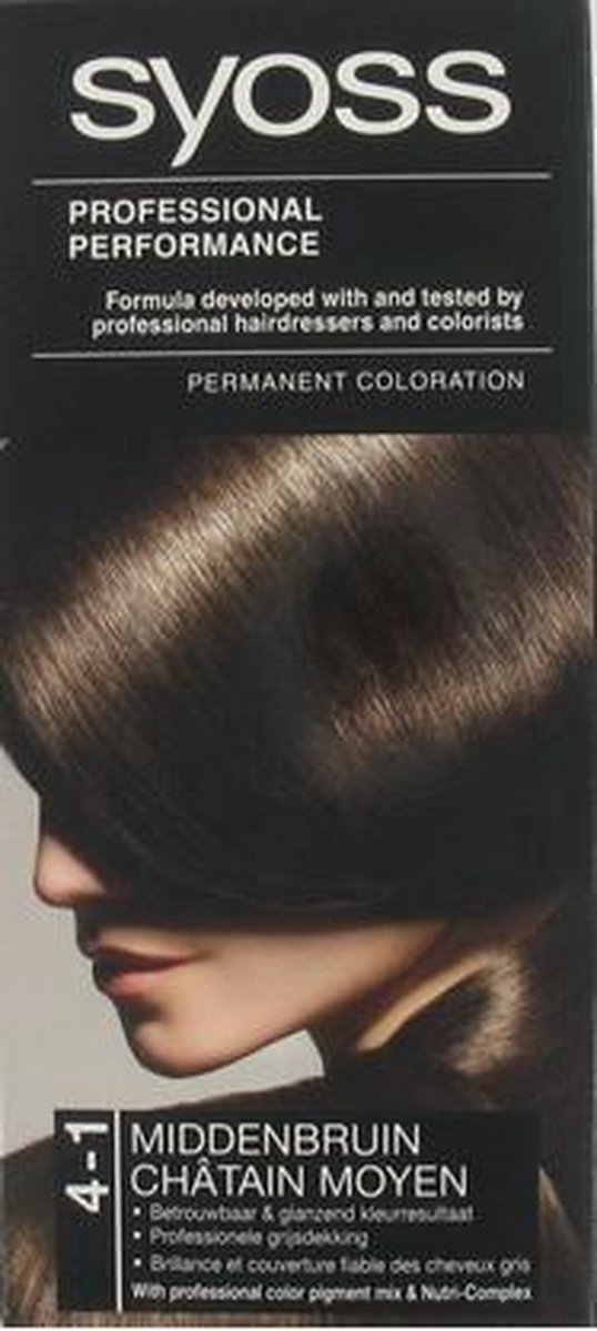 Bol.com SYOSS Color baseline 4-1 Middenbruin - Haarverf aanbieding