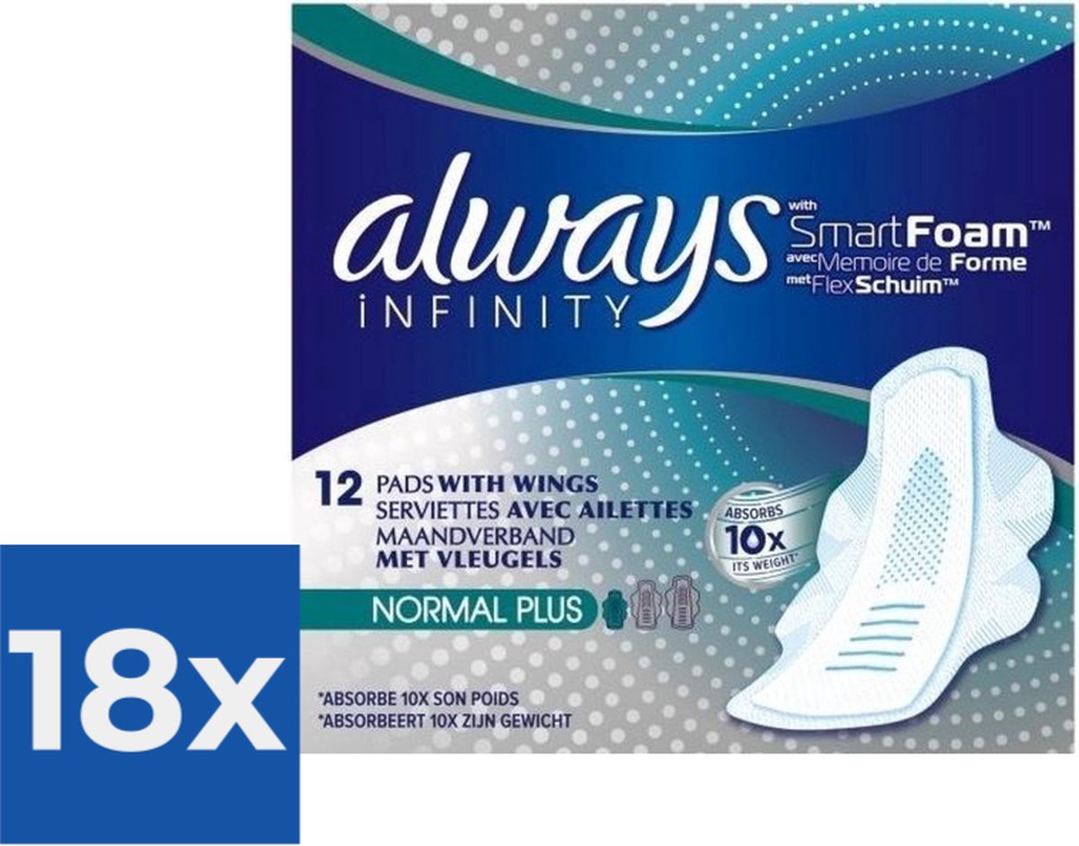 Always Maandverband - Infinity Normal - Voordeelverpakking 18 stuks