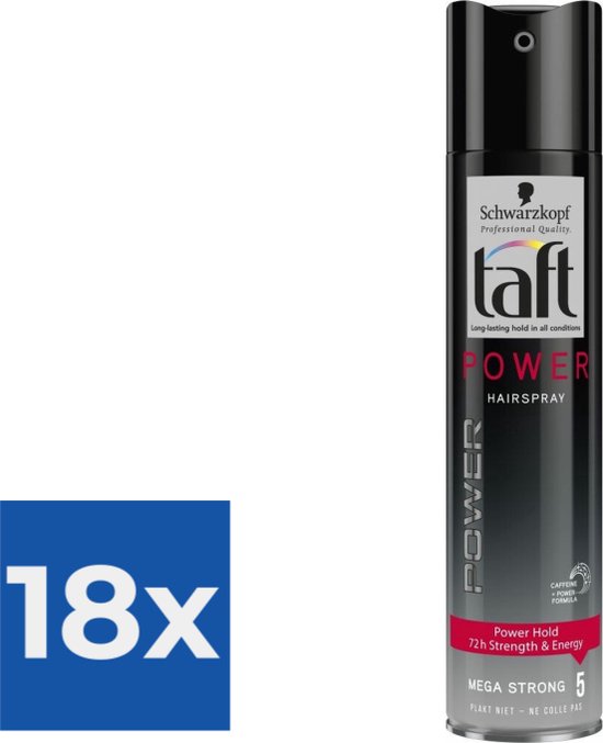 Taft Hairspray Power - 250 ml - Pack économique 18 pièces