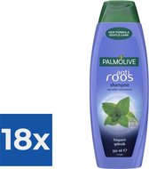 Palmolive Anti Roos Shampoo met Wilde Munt-Extract 350 ml - Voordeelverpakking 18 stuks