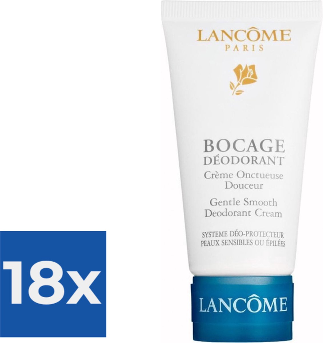 Goedkoopste Lancôme Bocage Deodorant Crème - 50 ml - Voordeelverpakking 18 stuks