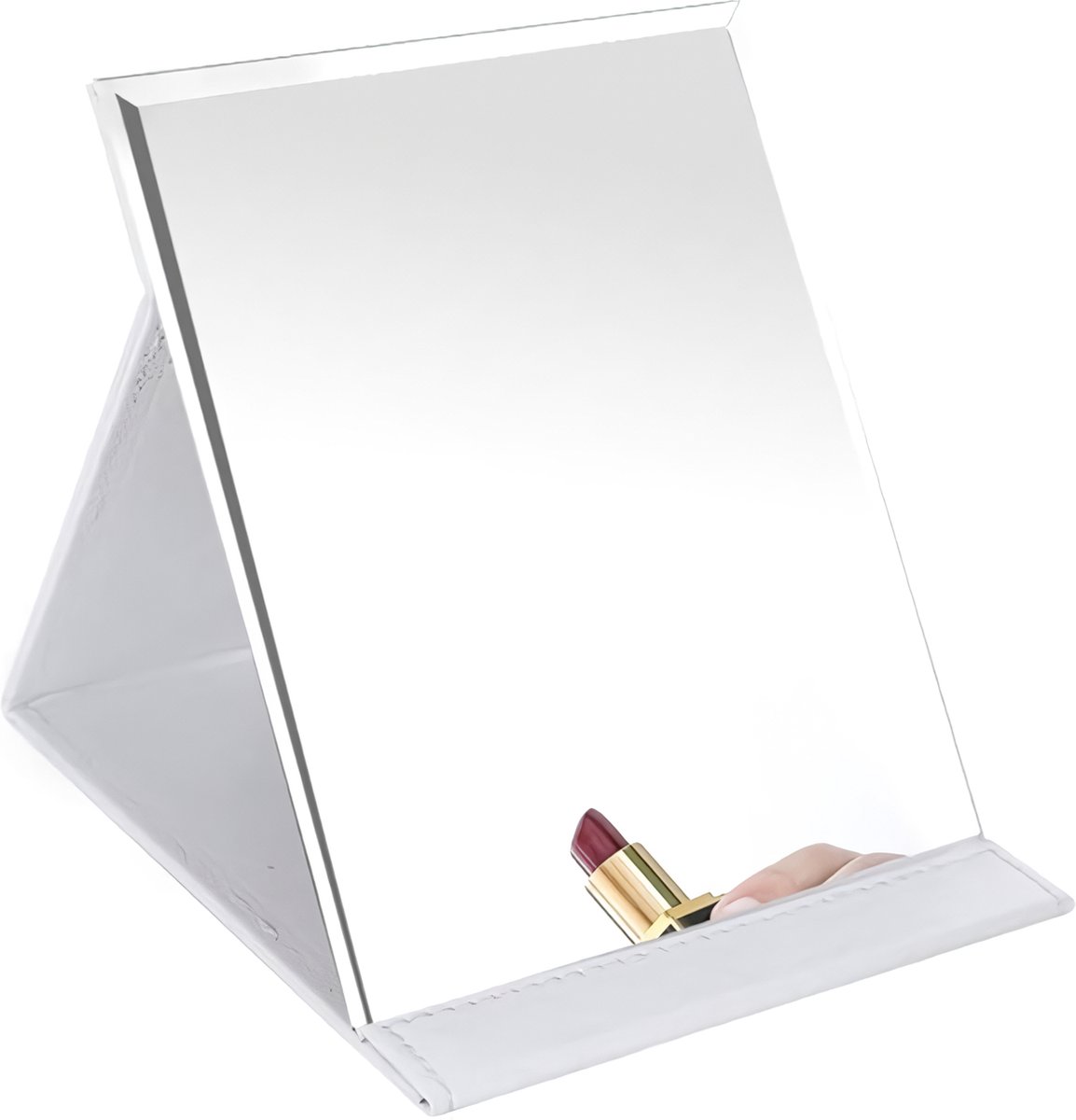 Spiegel grote draagbare super HD spiegel make-up spiegel multi stand hoek hand vrij handheld tafelblad opvouwbare spiegel 10x7 inch