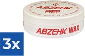 Abzehk Hair Wax Red Mega Look 150 ml - Voordeelverpakking 3 stuks