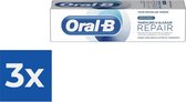 Oral-B Tandpasta - Tandvlees & Glazuur Repair - 75ml - Voordeelverpakking 3 stuks