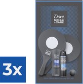 Dove Men + Care Beachset - Het perfecte cadeau voor sportieve mannen - Voordeelverpakking 3 stuks