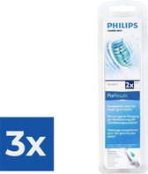 Philips Sonicare ProResults HX6012/07 - Opzetborstel - Standaard - 2 stuks - Voordeelverpakking 3 stuks